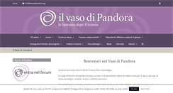 Desktop Screenshot of ilvasodipandora.org