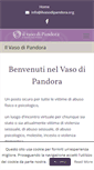Mobile Screenshot of ilvasodipandora.org